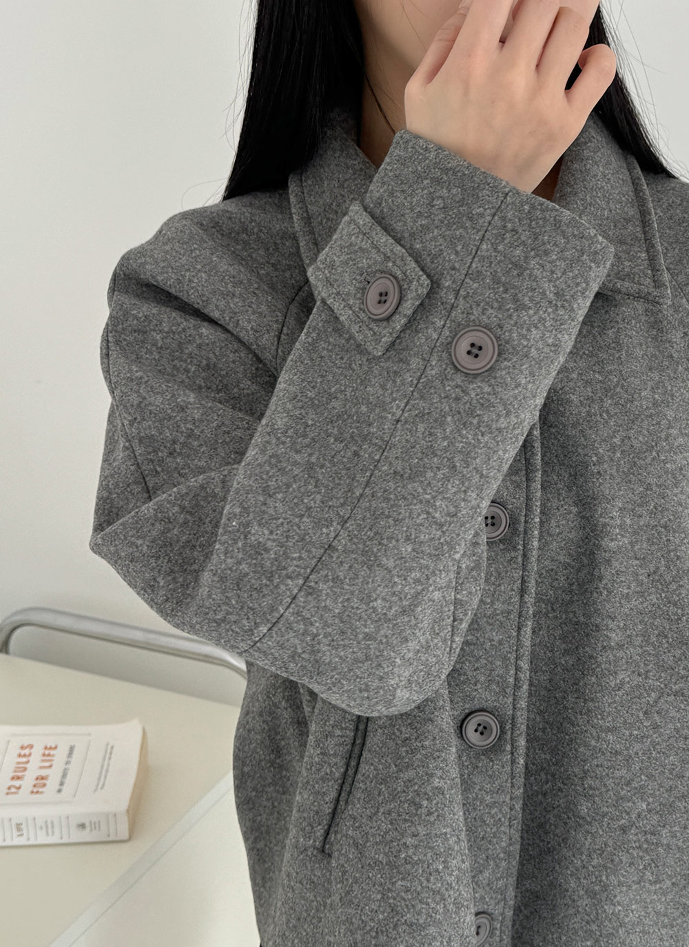 ラグランショートジャケット | DHOLIC | 詳細画像10