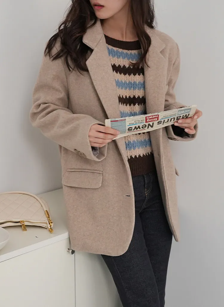 ルーズテーラードミドルジャケット | DHOLIC | 詳細画像1