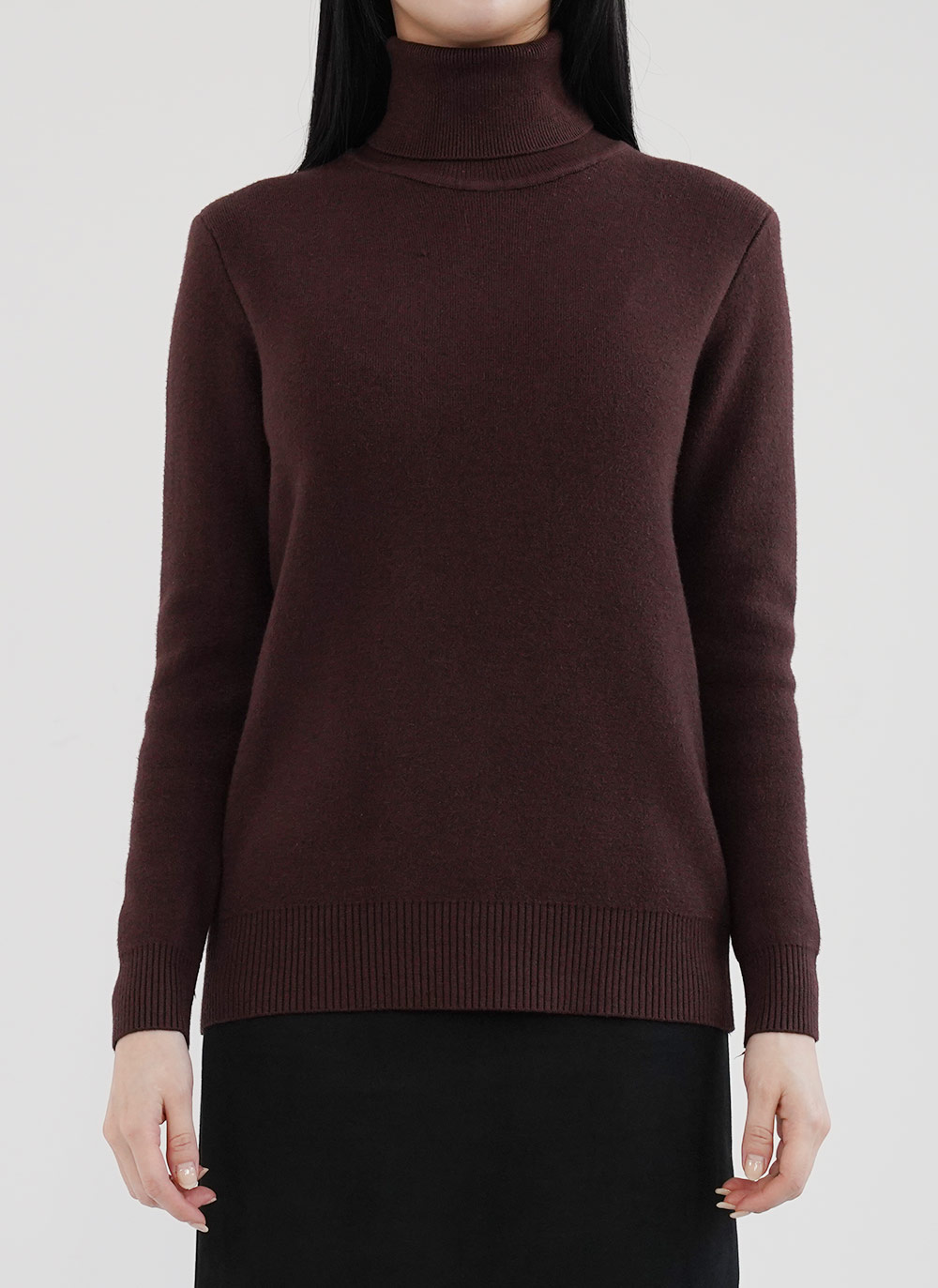 タートルネックリブヘムニット | DHOLIC | 詳細画像6
