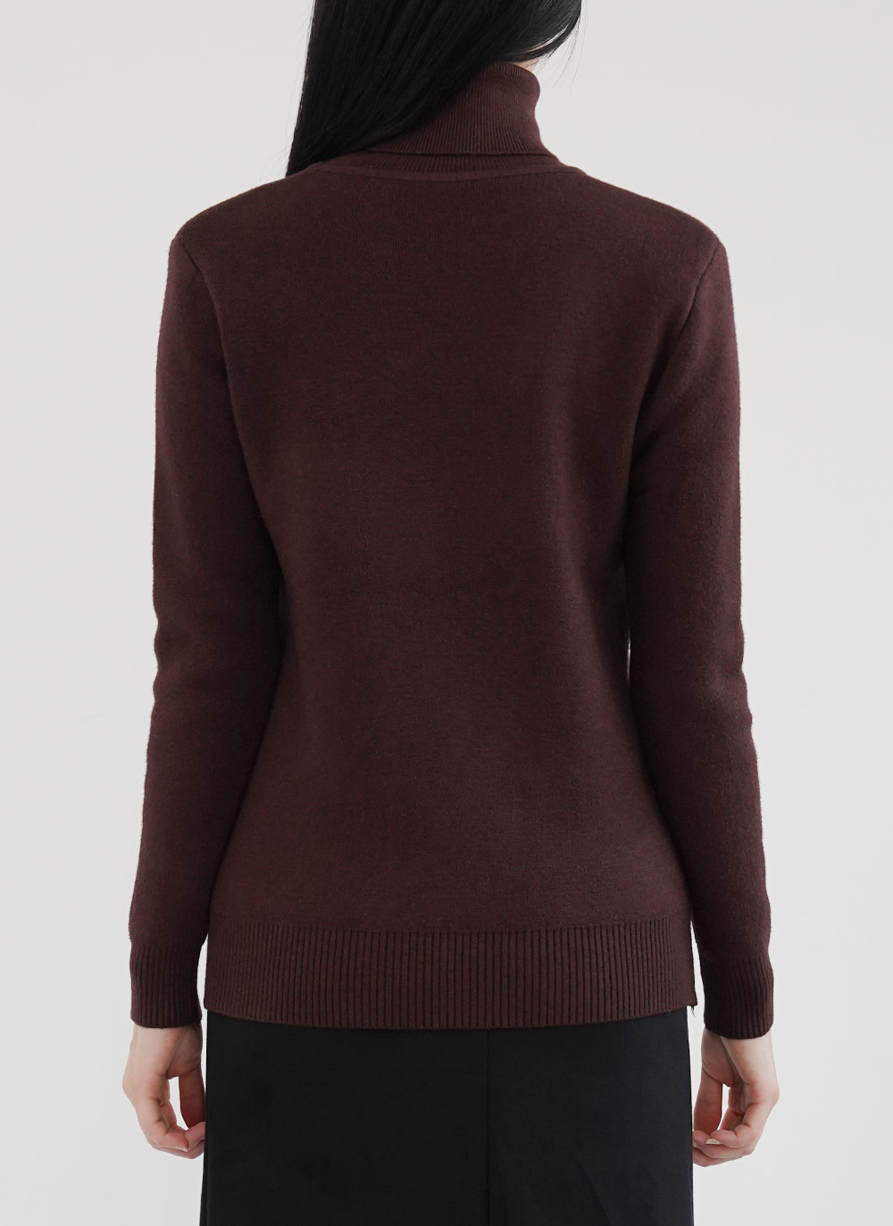 タートルネックリブヘムニット | DHOLIC | 詳細画像8