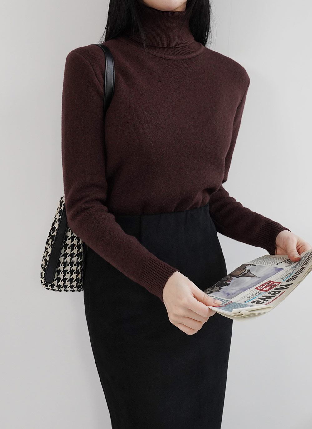 タートルネックリブヘムニット | DHOLIC | 詳細画像4