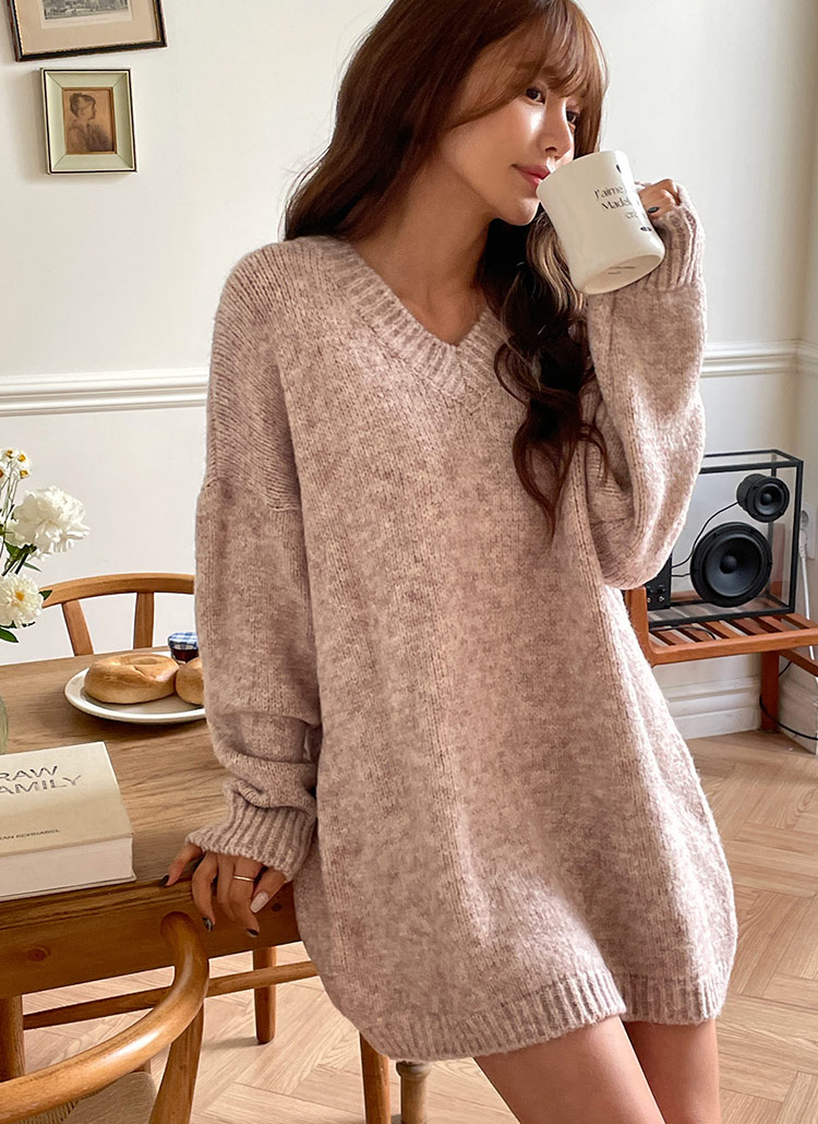 d.i.a．ブラック Vネック ミニワンピース 1731514_23243450_k3.jpg