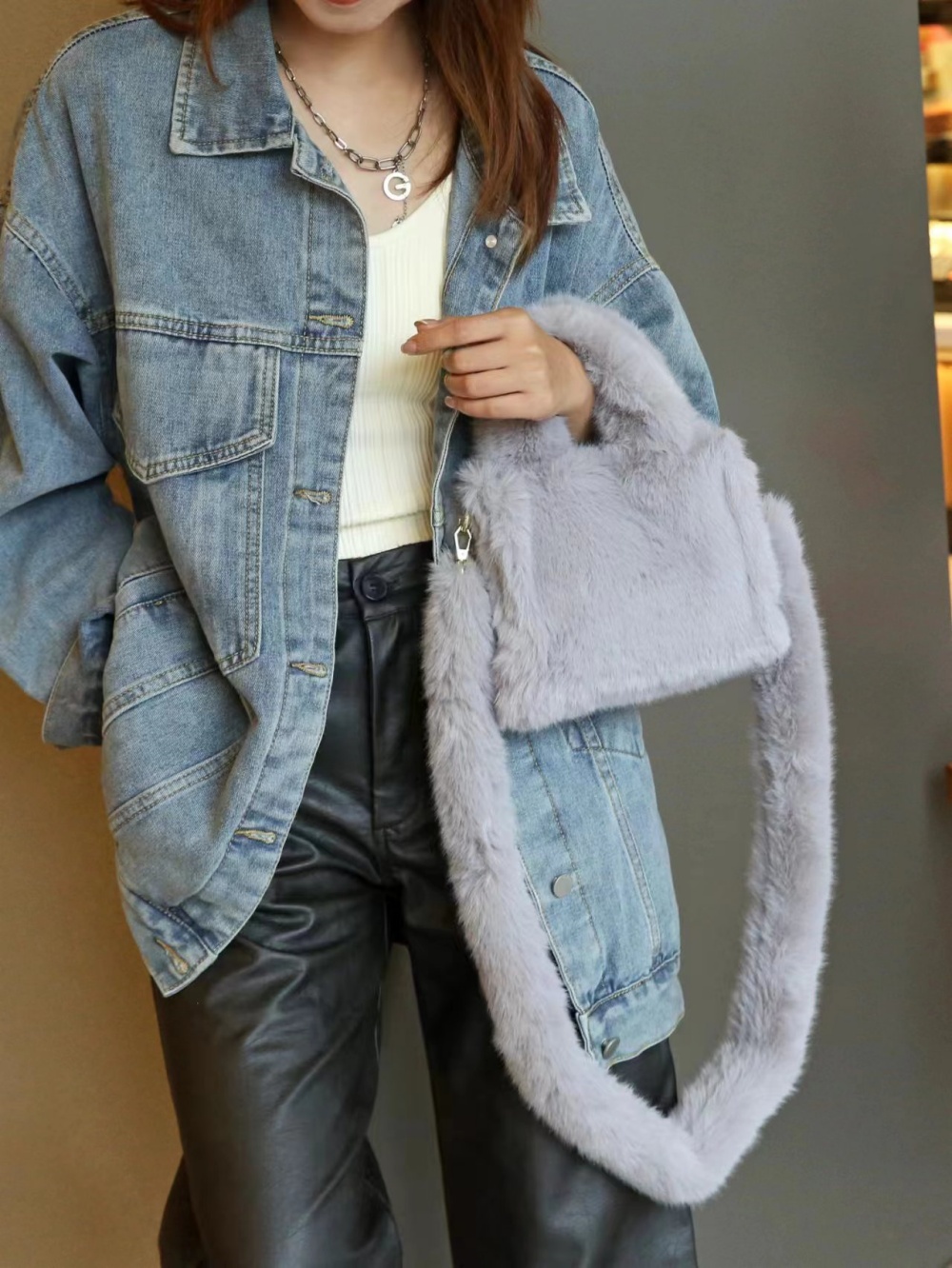 2WAYエコファースクエアバッグ | 詳細画像3