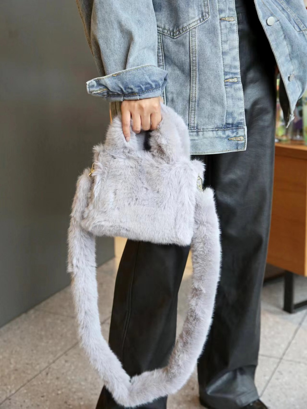 2WAYエコファースクエアバッグ | 詳細画像12