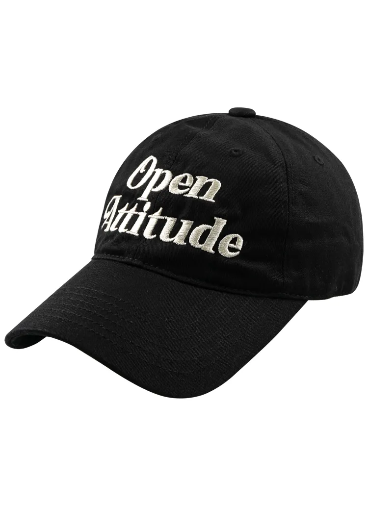 ATTITUDE LETTERINGキャップ(BLACK) | 詳細画像1