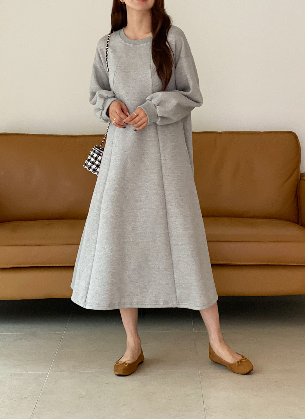 裏起毛スウェットフレアワンピース | レディースファッション通販 - DHOLIC