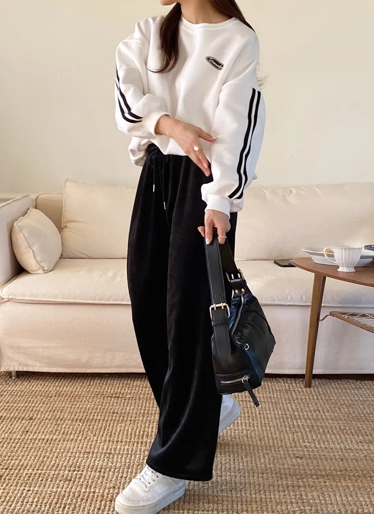 裏起毛リメンバーラインスウェット | rielar | 詳細画像1