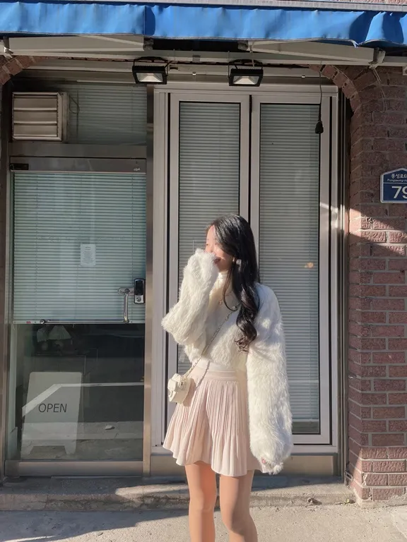 パンツ裏地ソフトプリーツミニスカート | mirangmirang | 詳細画像28