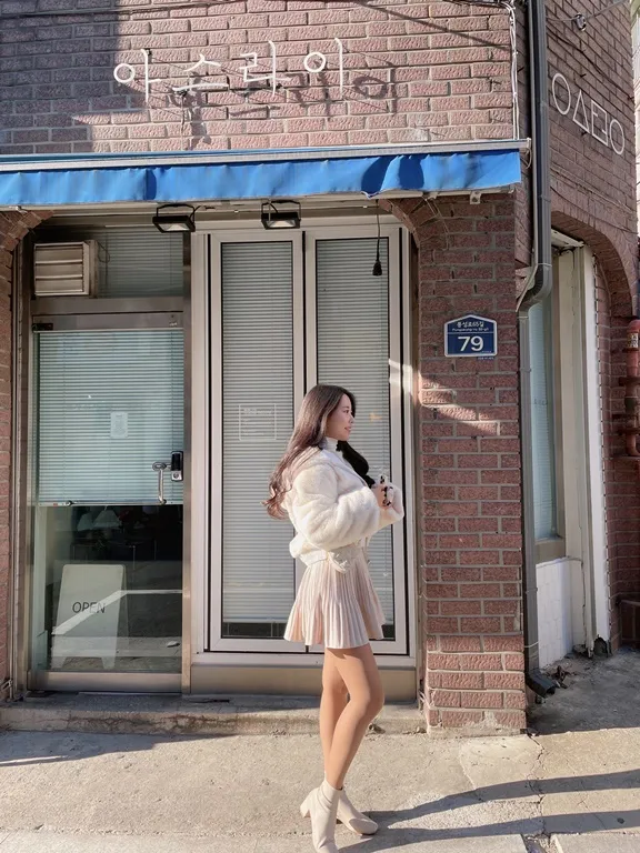 パンツ裏地ソフトプリーツミニスカート | mirangmirang | 詳細画像34