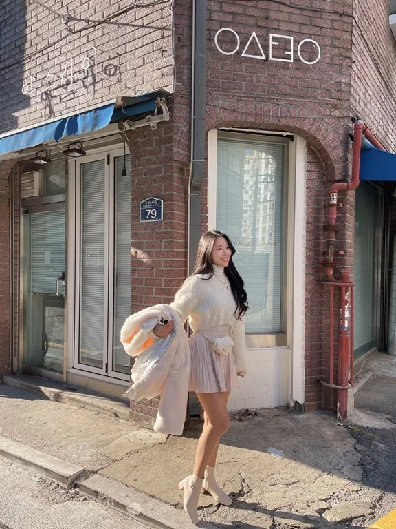 パンツ裏地ソフトプリーツミニスカート | mirangmirang | 詳細画像37