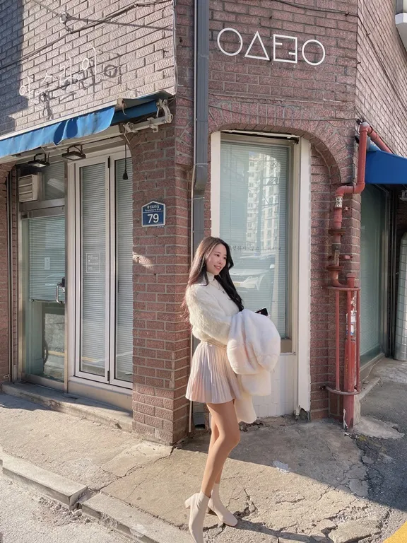 パンツ裏地ソフトプリーツミニスカート | mirangmirang | 詳細画像39