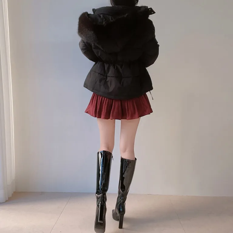 パンツ裏地ソフトプリーツミニスカート | mirangmirang | 詳細画像59