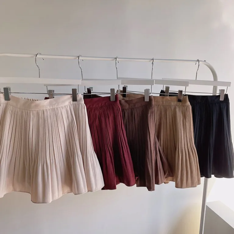 パンツ裏地ソフトプリーツミニスカート | mirangmirang | 詳細画像68