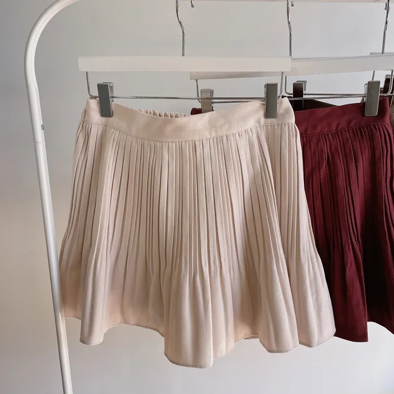 パンツ裏地ソフトプリーツミニスカート | mirangmirang | 詳細画像69