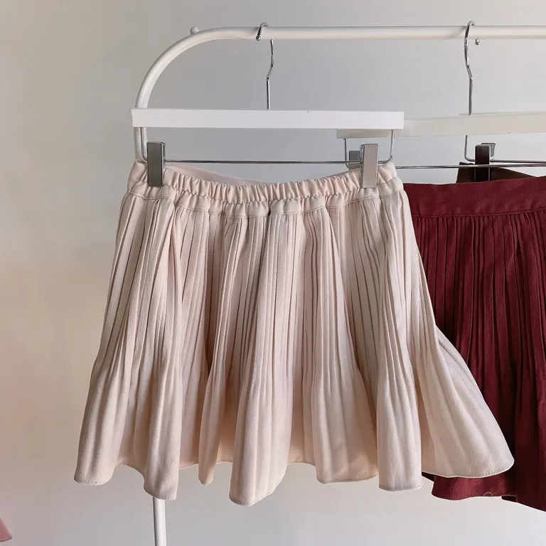 パンツ裏地ソフトプリーツミニスカート | mirangmirang | 詳細画像70