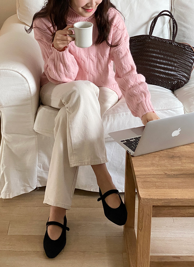 ケーブルハイネックニット | レディースファッション通販 - DHOLIC