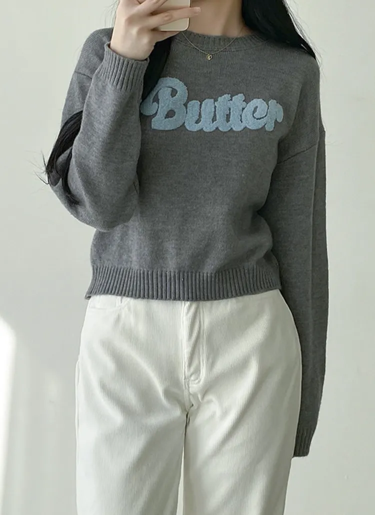 Butterボアレタリングニット | dangosister | 詳細画像3