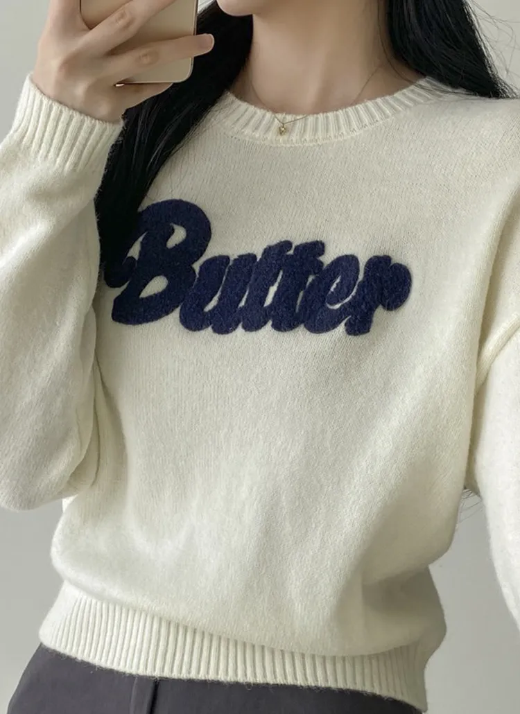 Butterボアレタリングニット | dangosister | 詳細画像4