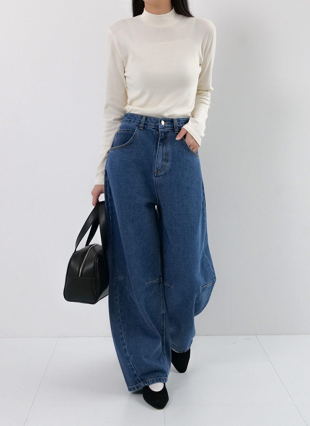 ダーツバルーンデニムパンツ | DHOLIC | 詳細画像8