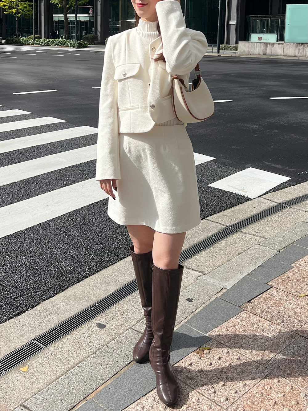 シンプルジャケット&ミニスカートSET | 詳細画像2