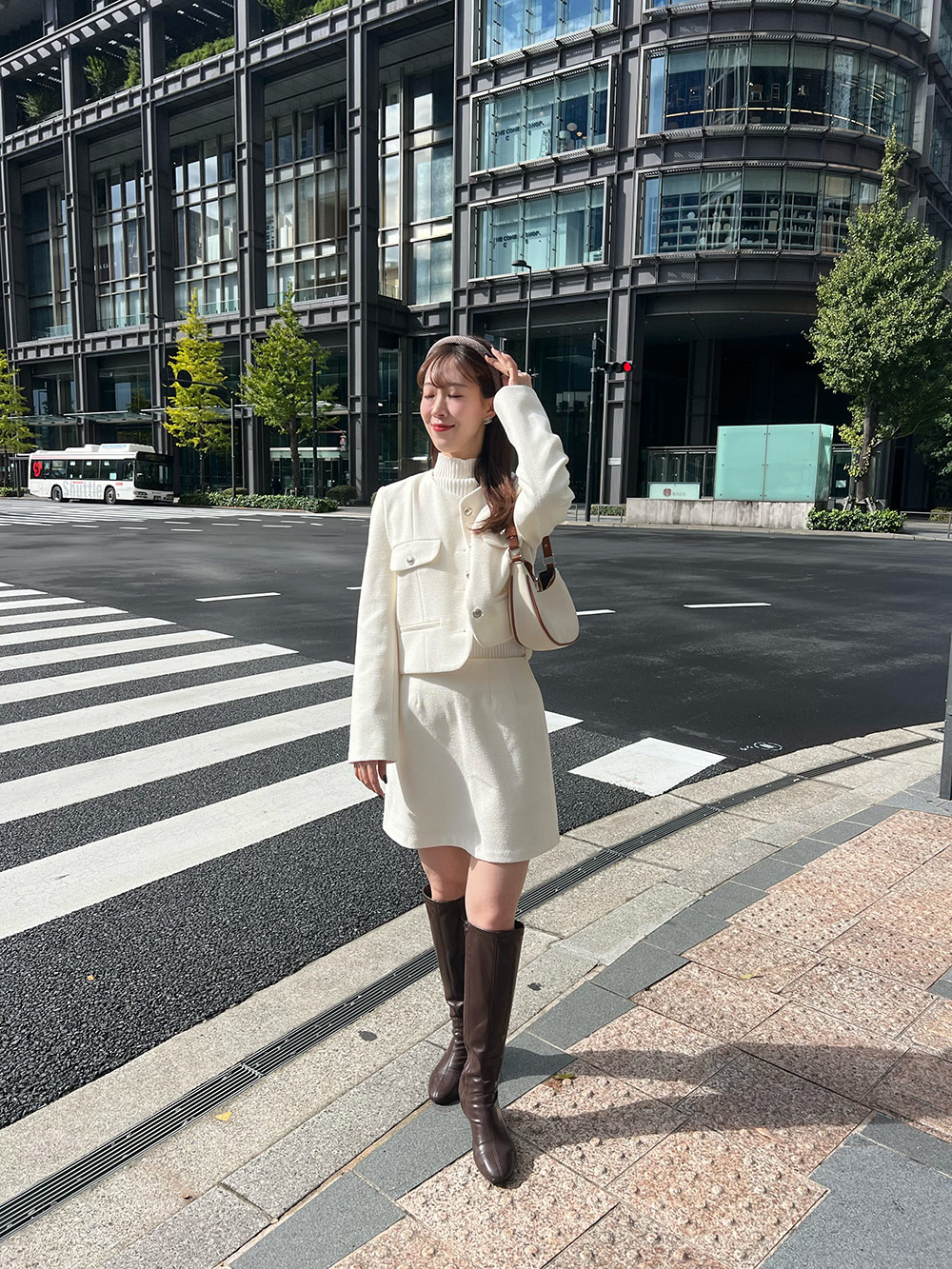 シンプルジャケット&ミニスカートSET | 詳細画像3