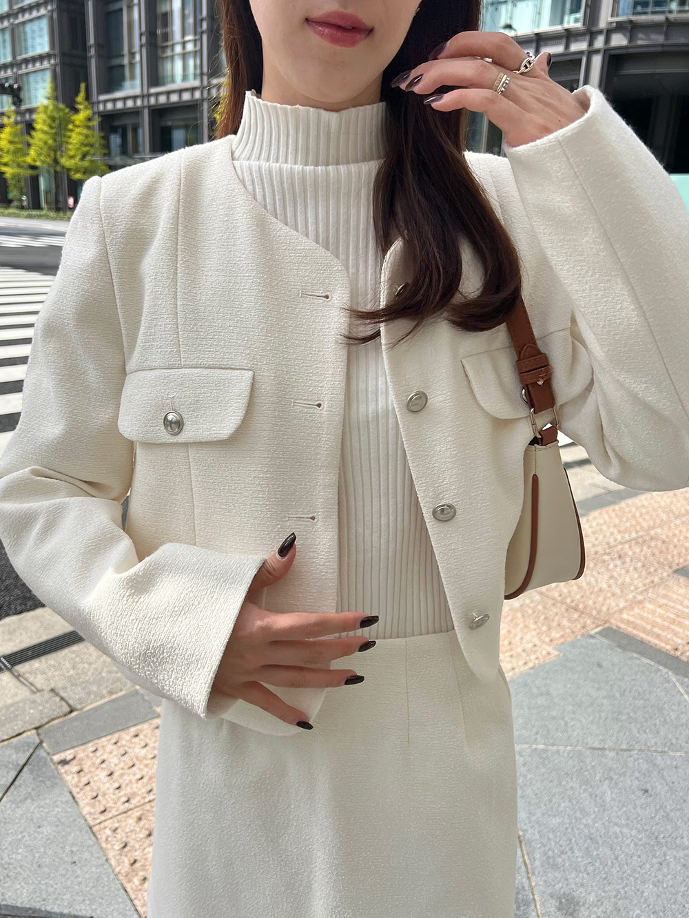 シンプルジャケット&ミニスカートSET | 詳細画像12