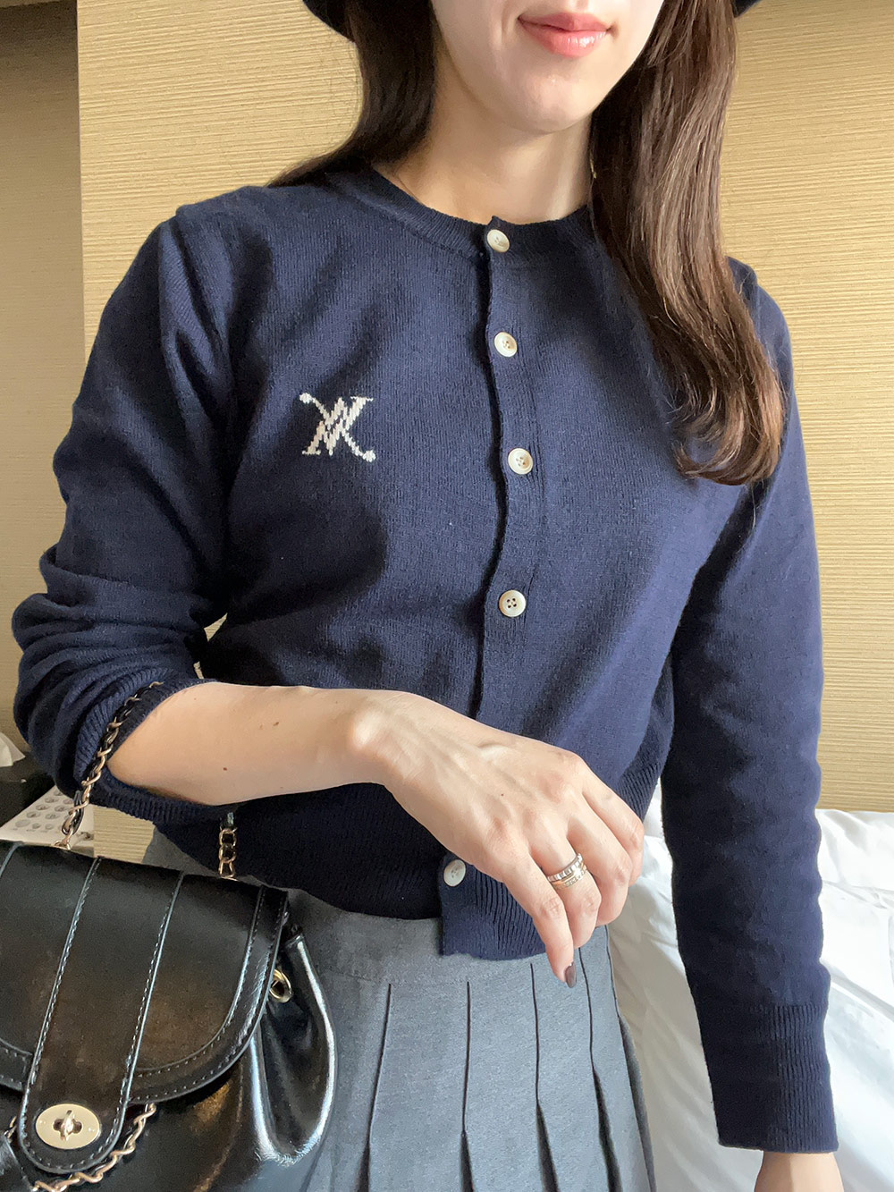 *再入荷*刺繍ロゴカーディガン | 詳細画像13