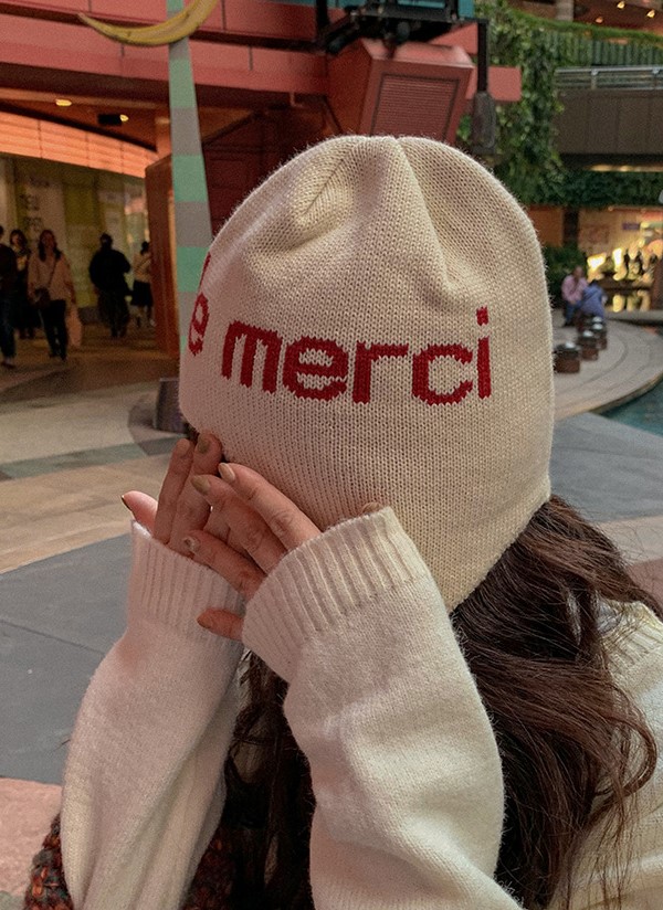 merciストラップニットビーニー | レディースファッション通販 - DHOLIC