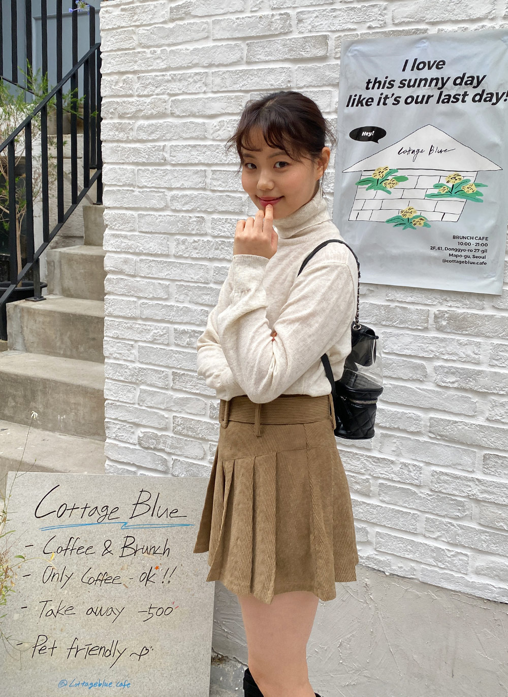 カシミヤ混タートルネックニット | 詳細画像6