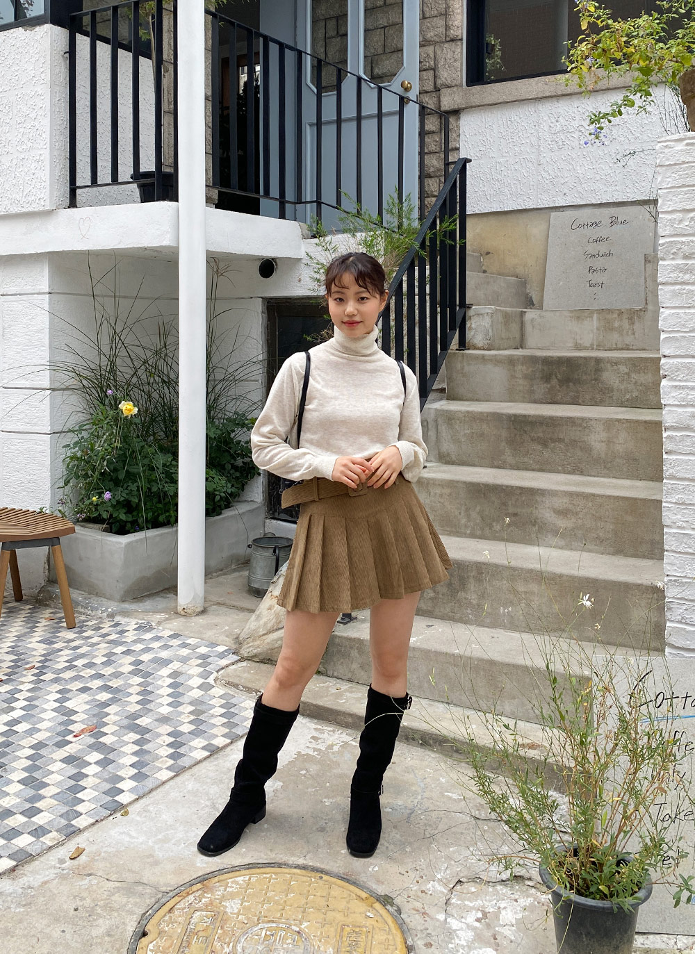 カシミヤ混タートルネックニット | 詳細画像11