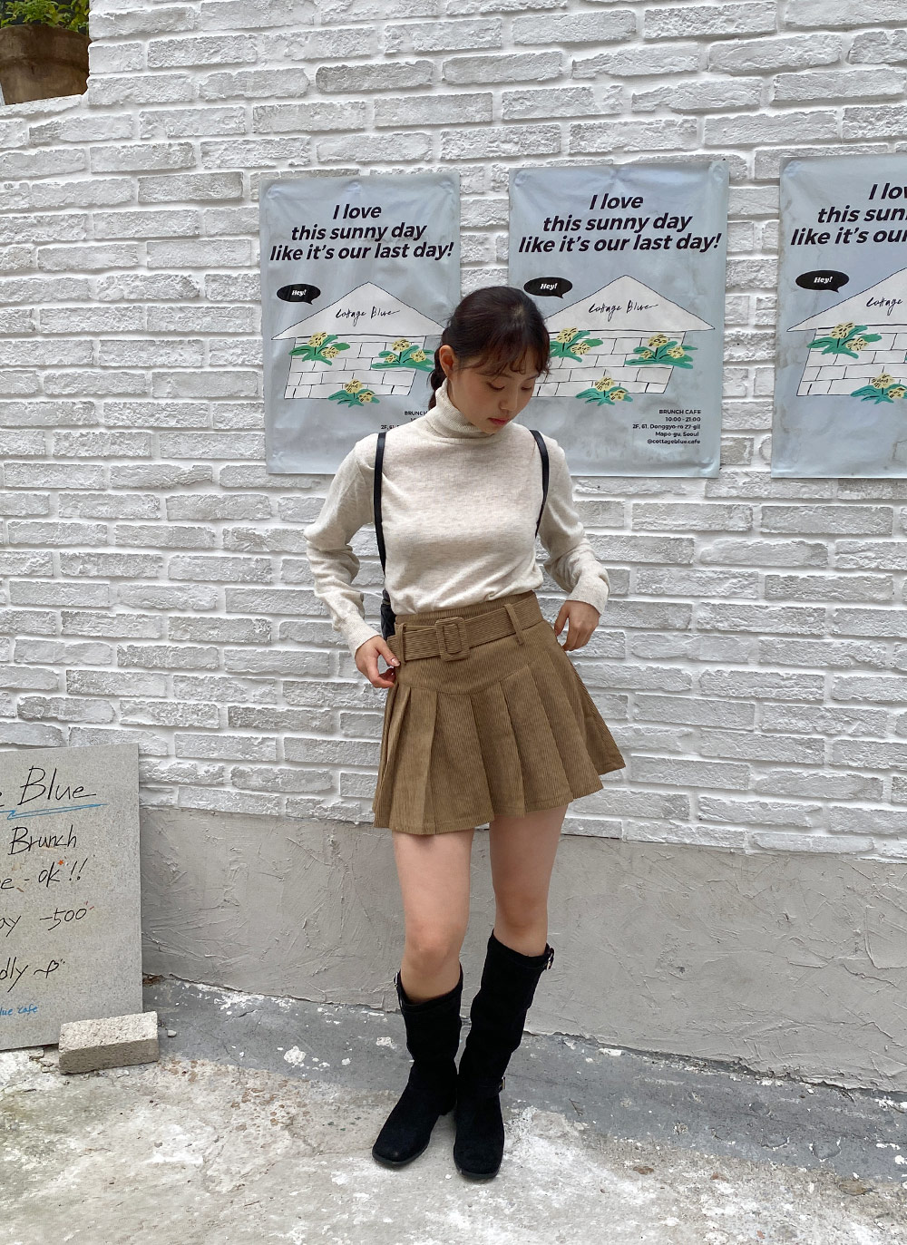 カシミヤ混タートルネックニット | 詳細画像13