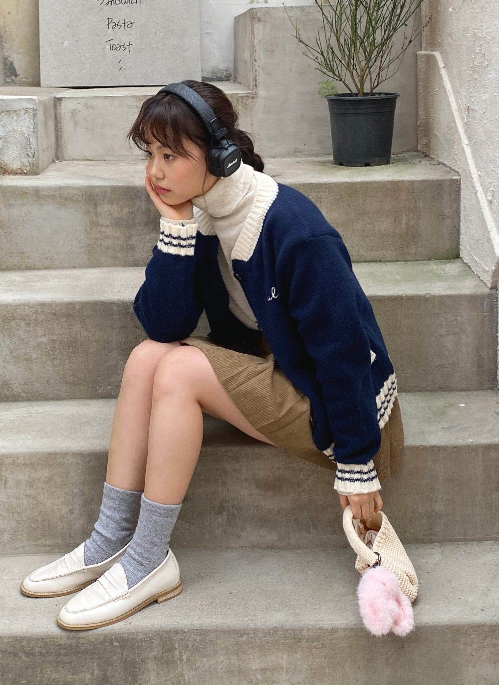 カシミヤ混タートルネックニット | 詳細画像16