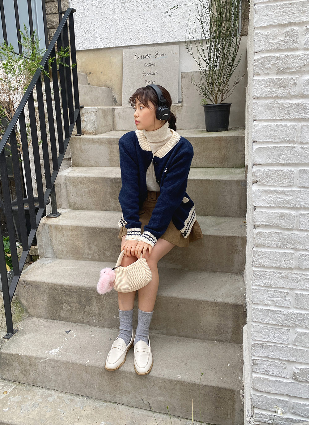 カシミヤ混タートルネックニット | 詳細画像18