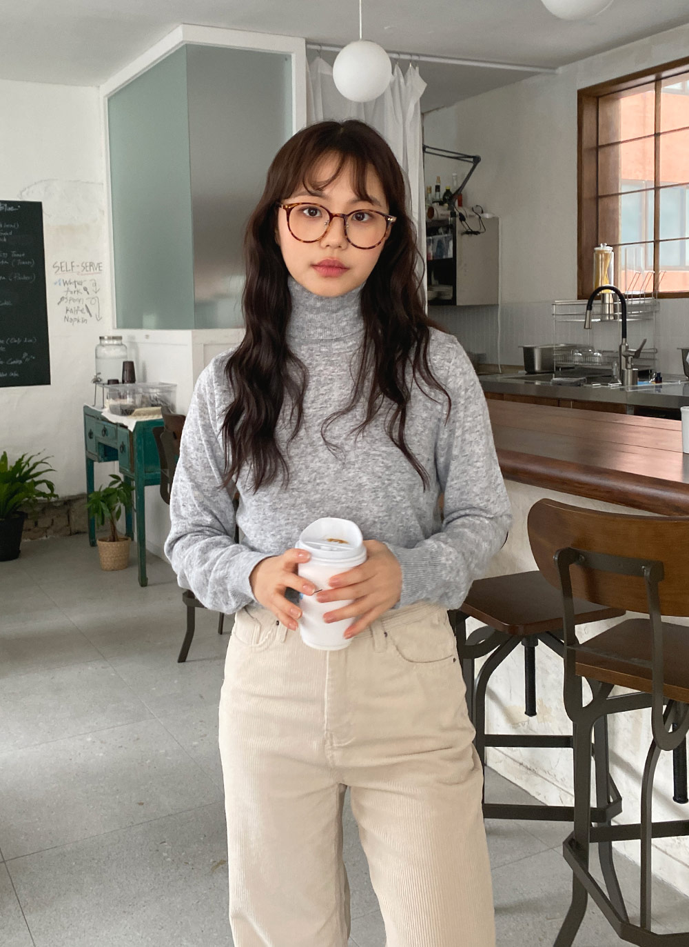 カシミヤ混タートルネックニット | 詳細画像23