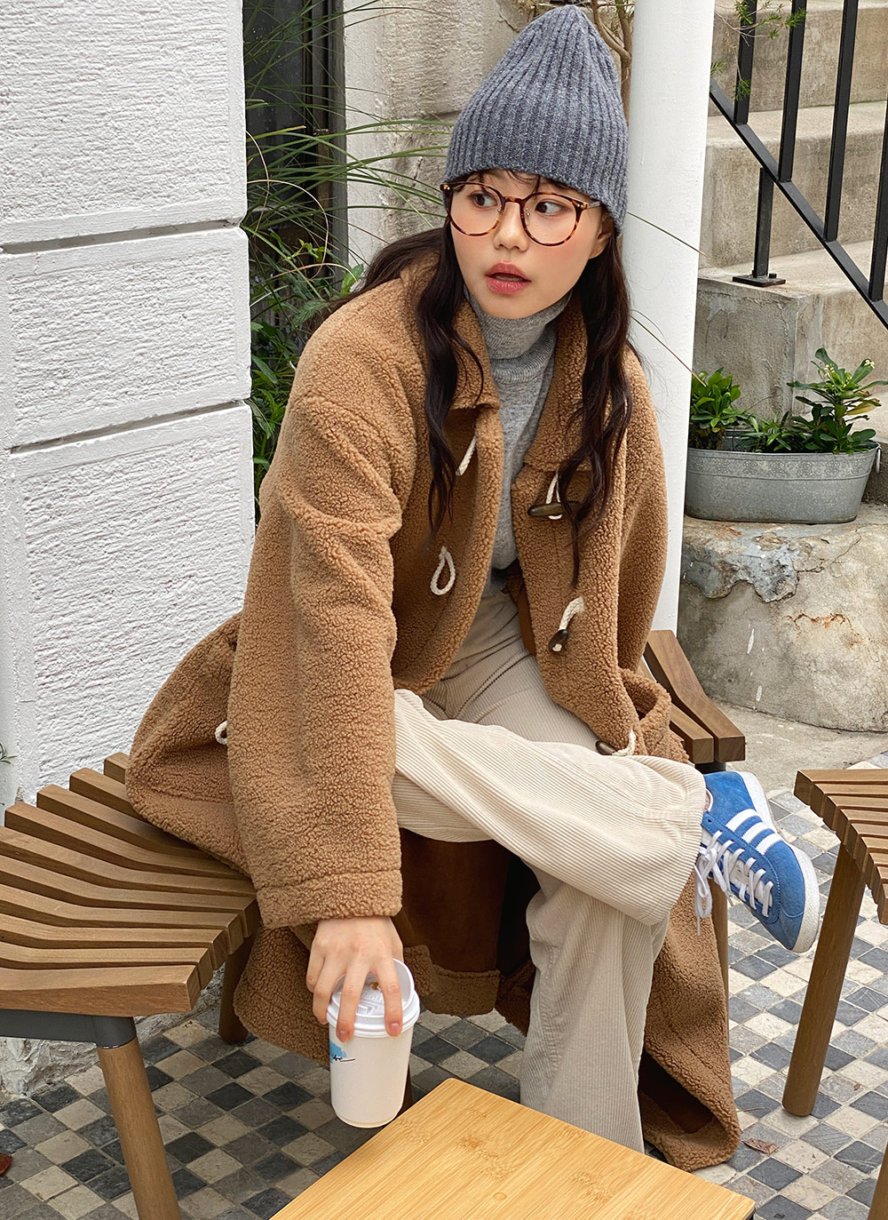 カシミヤ混タートルネックニット | 詳細画像25