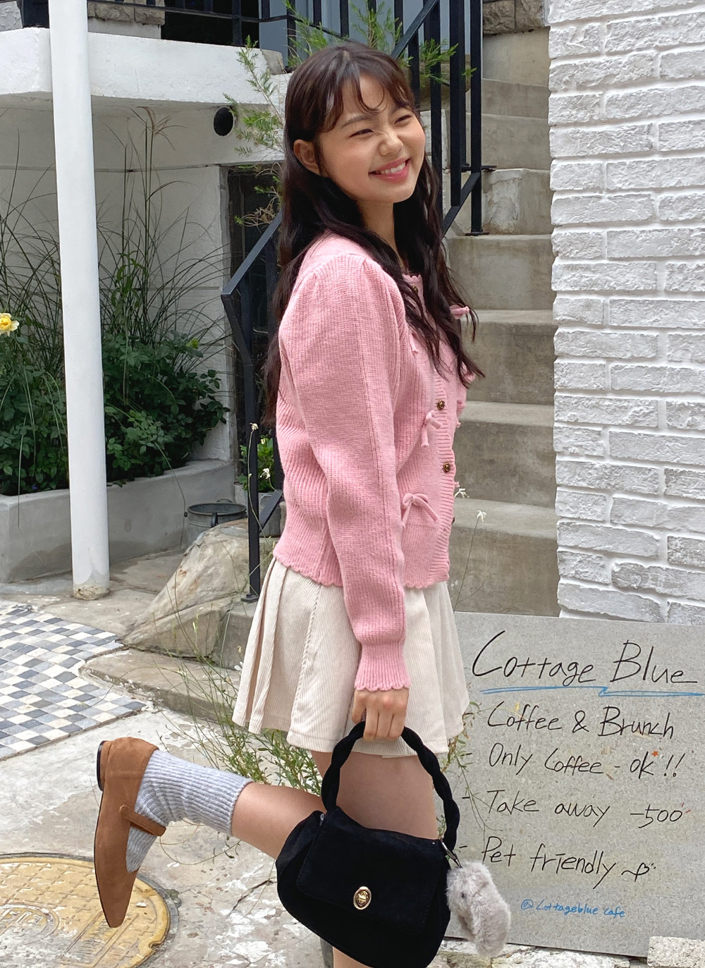 リボンスカラップパフカーディガン | 詳細画像7