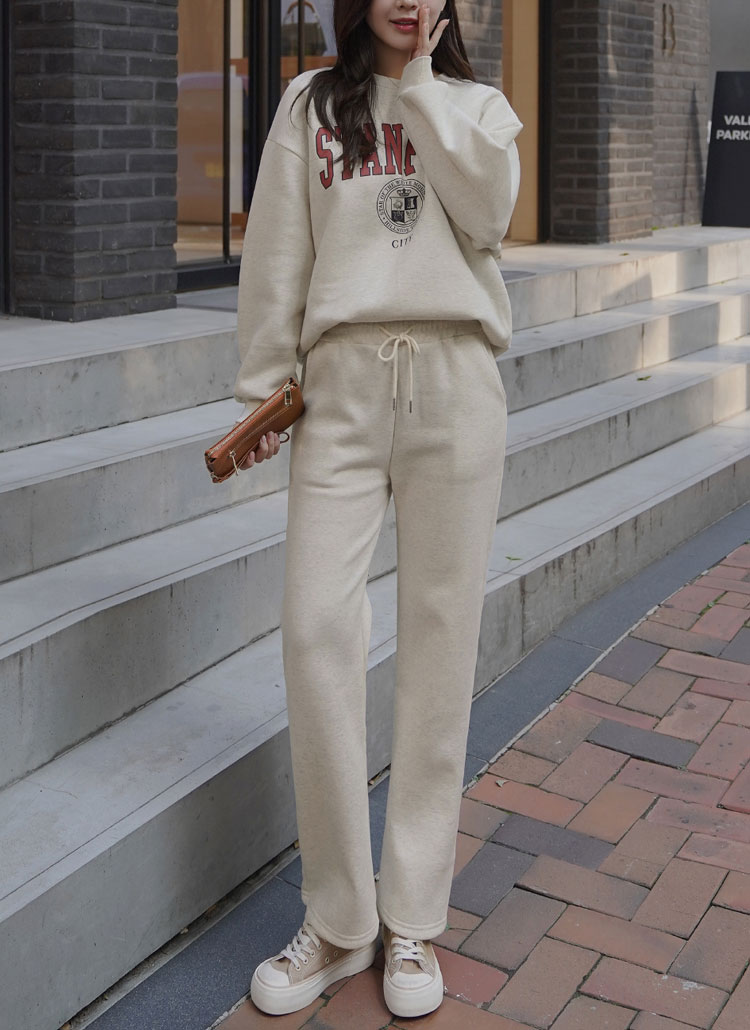 裏起毛ドロストスウェットパンツ | レディースファッション通販