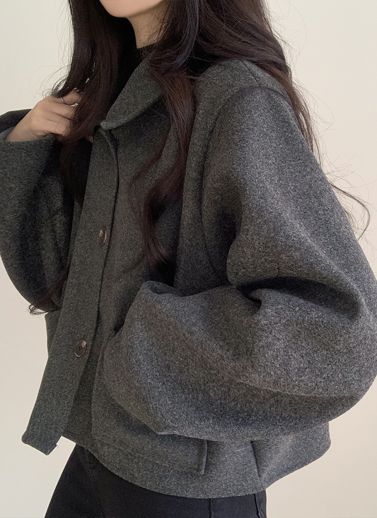 カラーボタンクロップドジャケット | レディースファッション通販 - DHOLIC