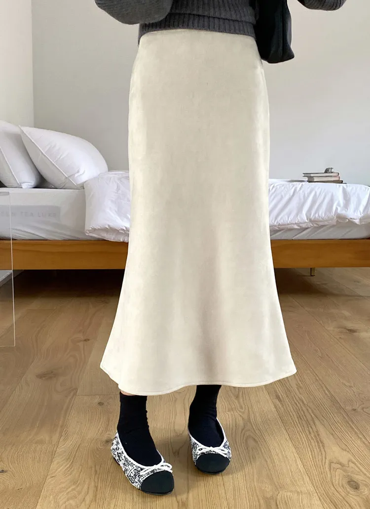 両起毛マーメイドロングスカート | rielar | 詳細画像1