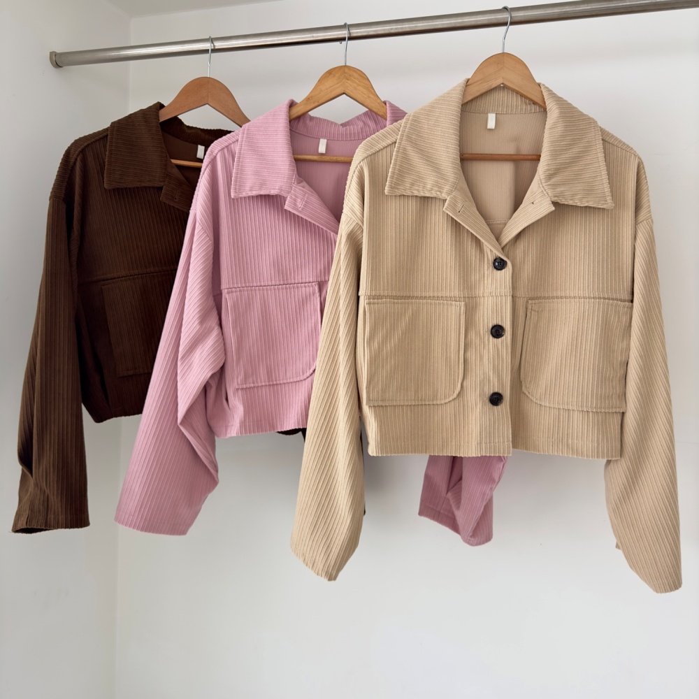 PUTUMAYO コーデュロイ　ジャケット&スカート ケミカルコーデュロイミニスカート(1 BROWN): : ウィメンズ