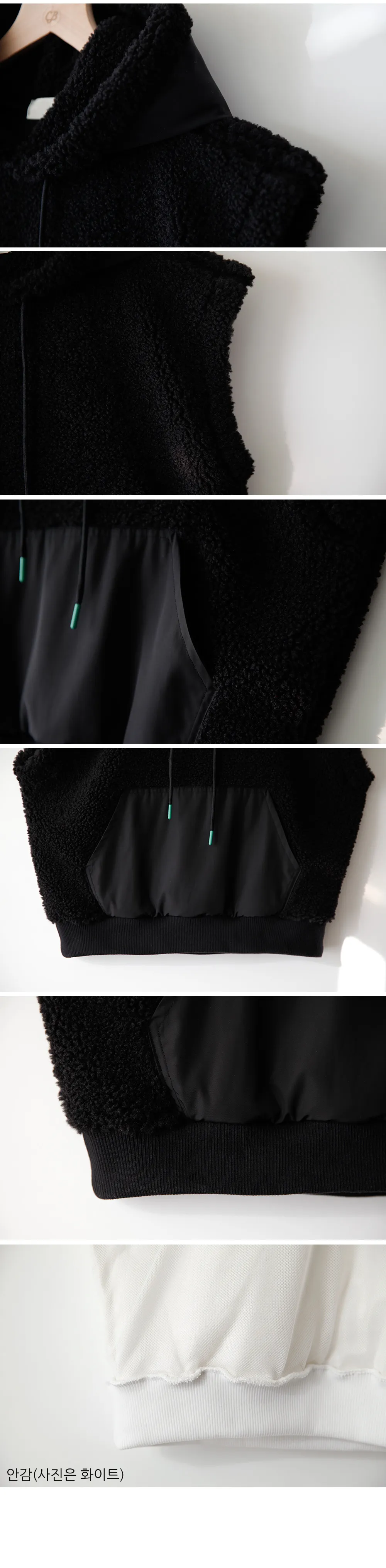 バック刺繍ボアフードベスト | CamelBreeze | 詳細画像7