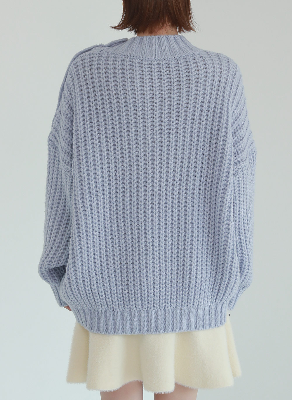 ショルダーボタンケーブルニット | DHOLIC | 詳細画像16