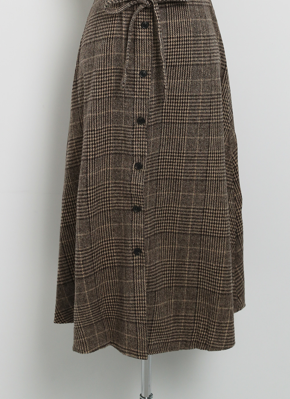 ウール混リボンチェックビスチェワンピース | DHOLIC | 詳細画像34