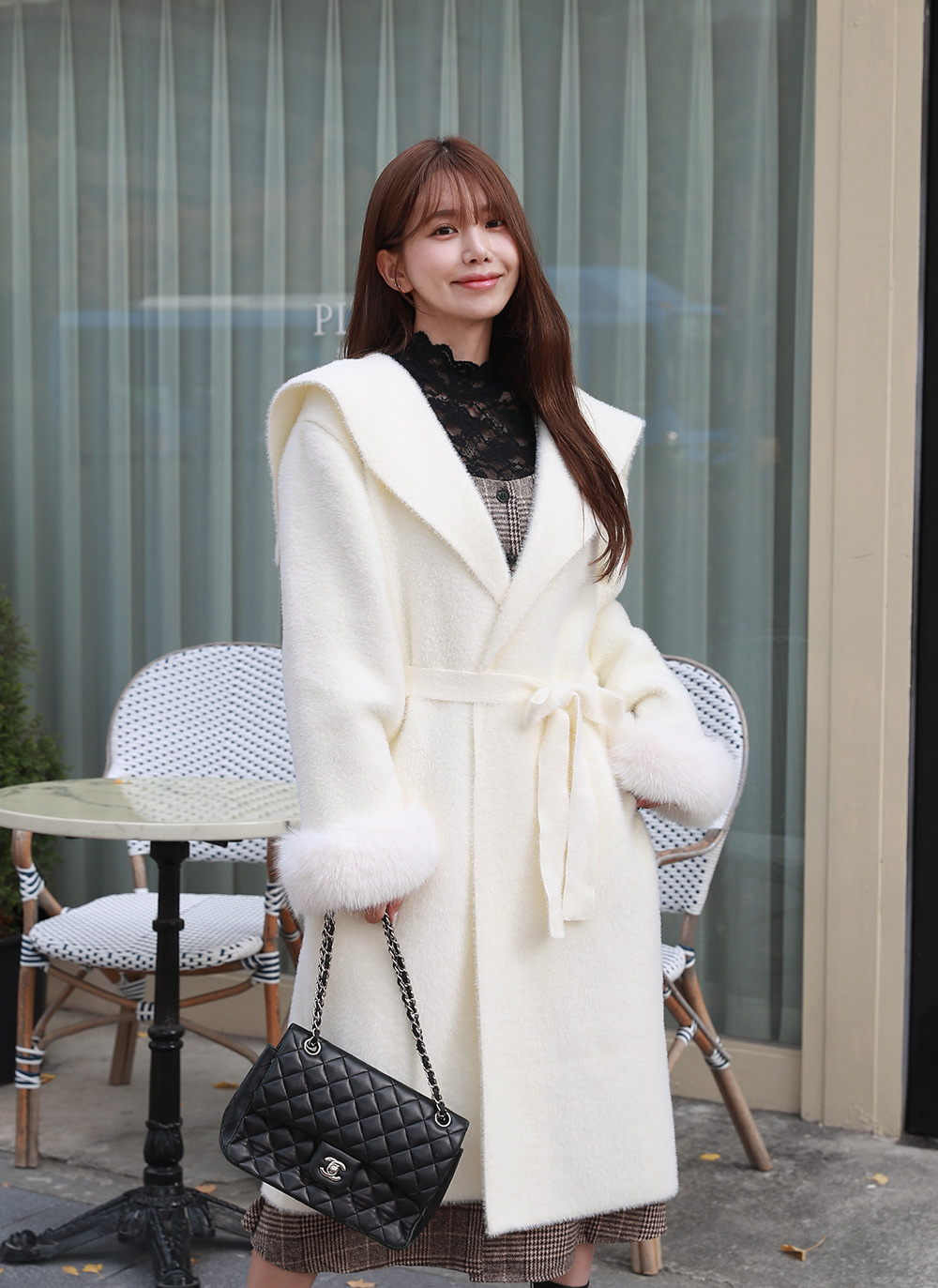 ウール混リボンチェックビスチェワンピース | DHOLIC | 詳細画像29