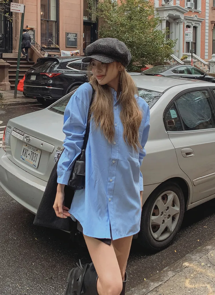 2TYPEルーズフィットシャツ | ulan | 詳細画像1