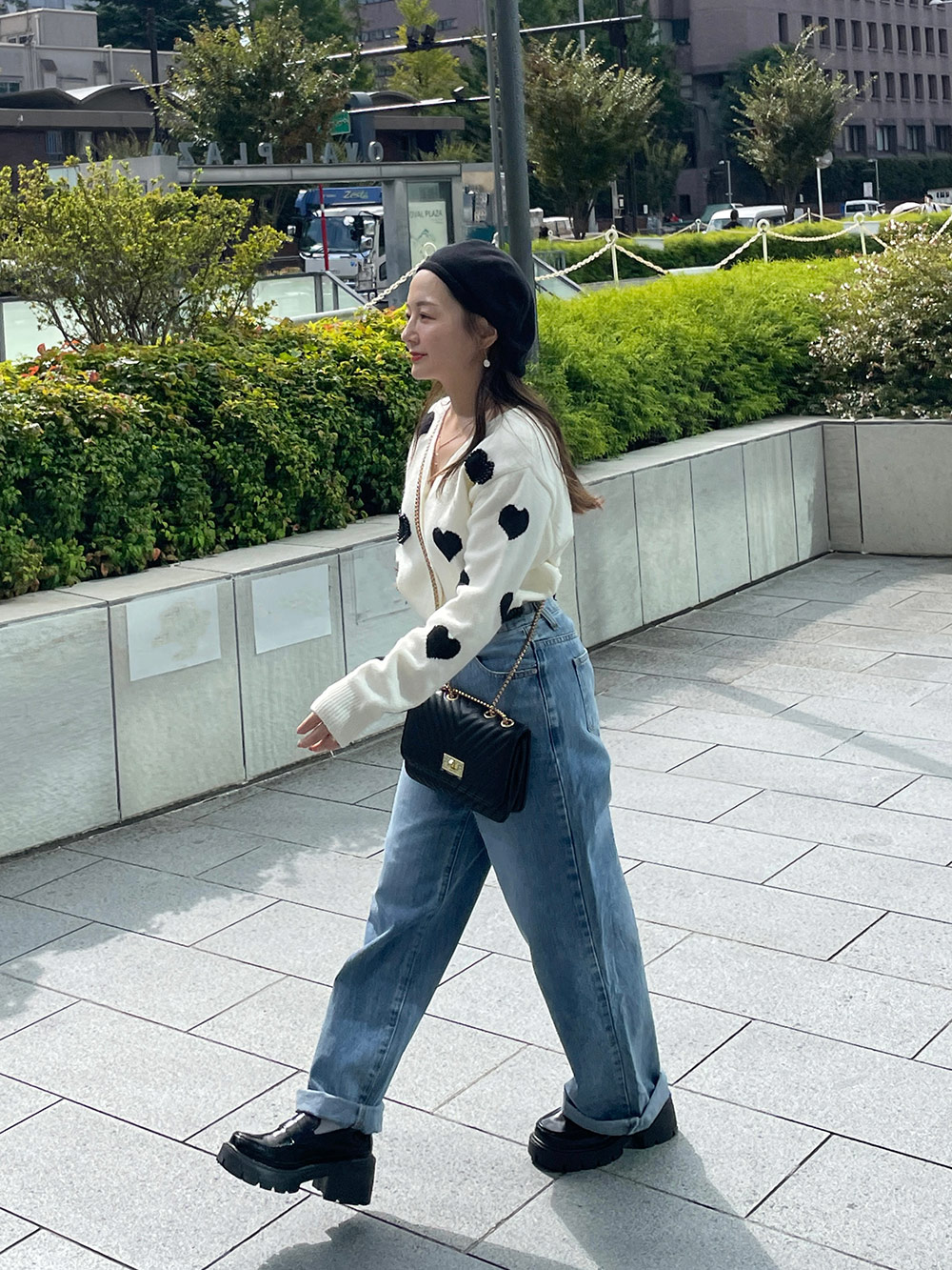 低身長サイズ有]3TYPEストレートデニムパンツ | レディース