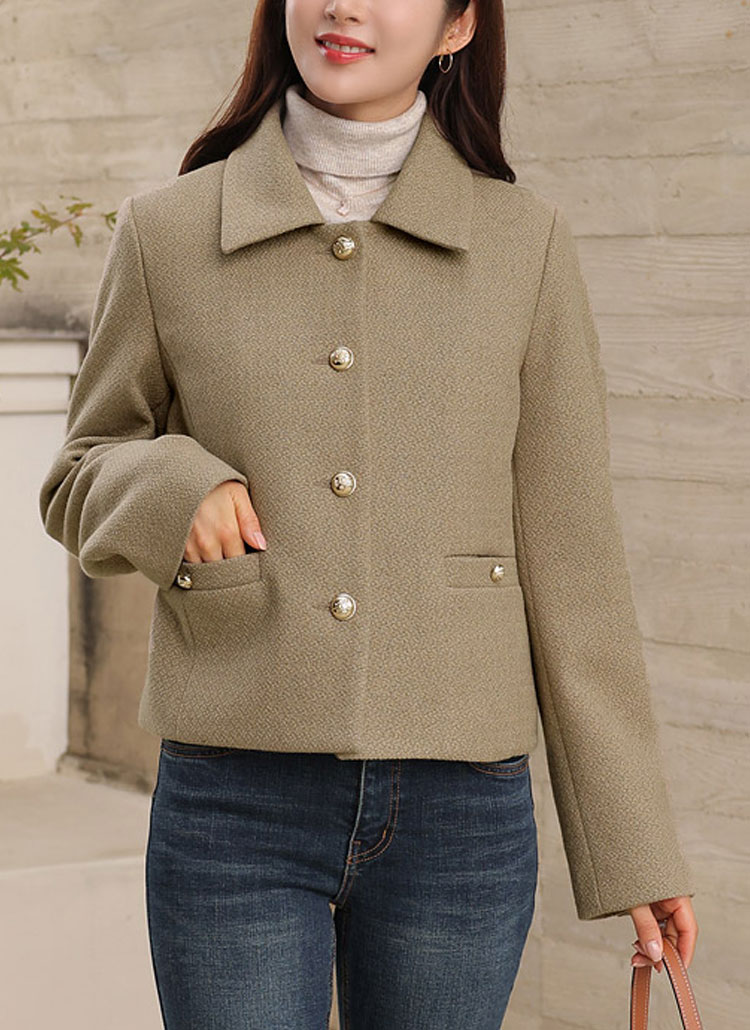 エコファーカラーツイードジャケット | レディースファッション通販