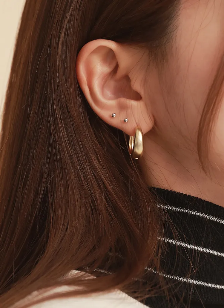 ミニフープピアス | DHOLIC | 詳細画像1