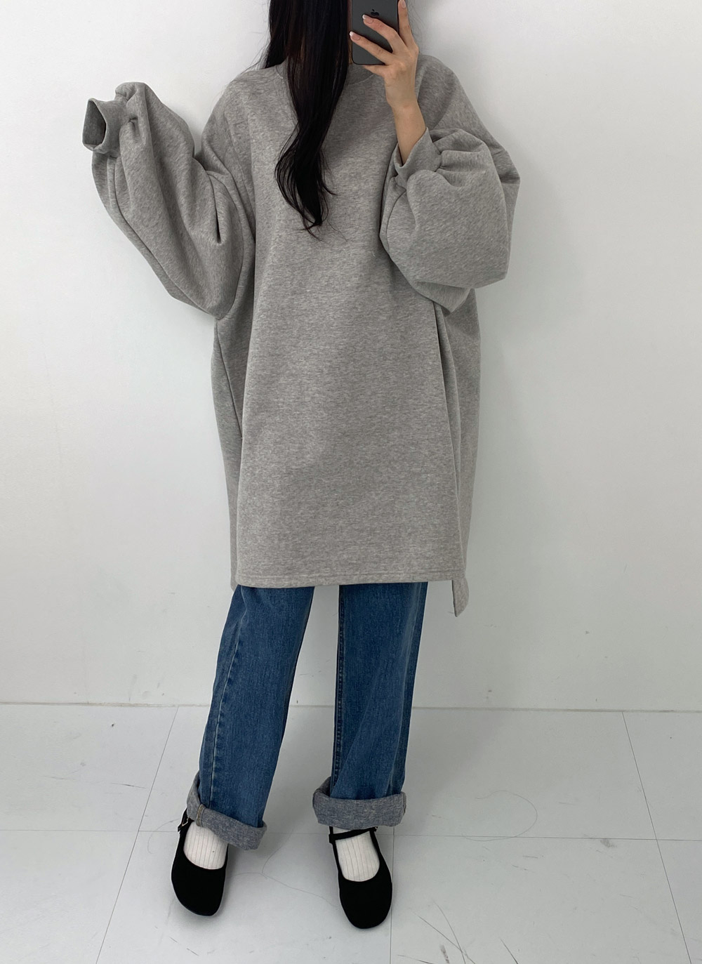 裏起毛ストレートデニムパンツ | DHOLIC | 詳細画像10