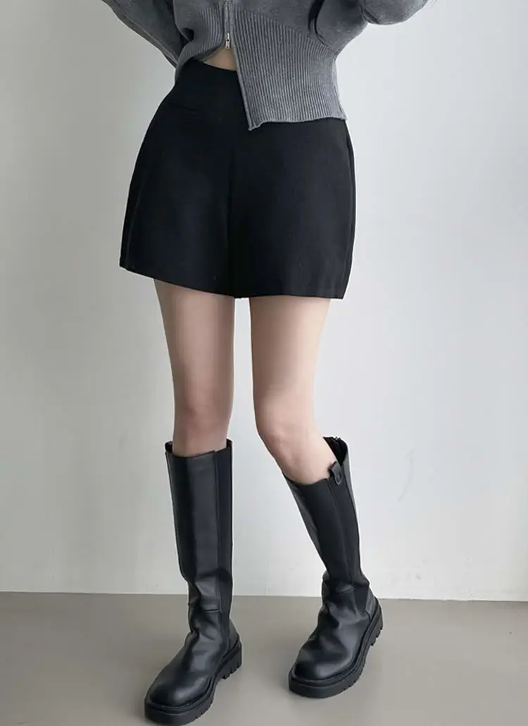 裏起毛ショートデニムパンツ | dangosister | 詳細画像1